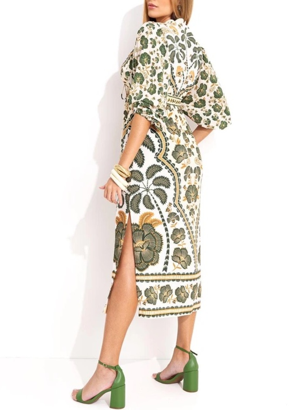FARM RIO Riad Midi Dress - Picture 2 of 8